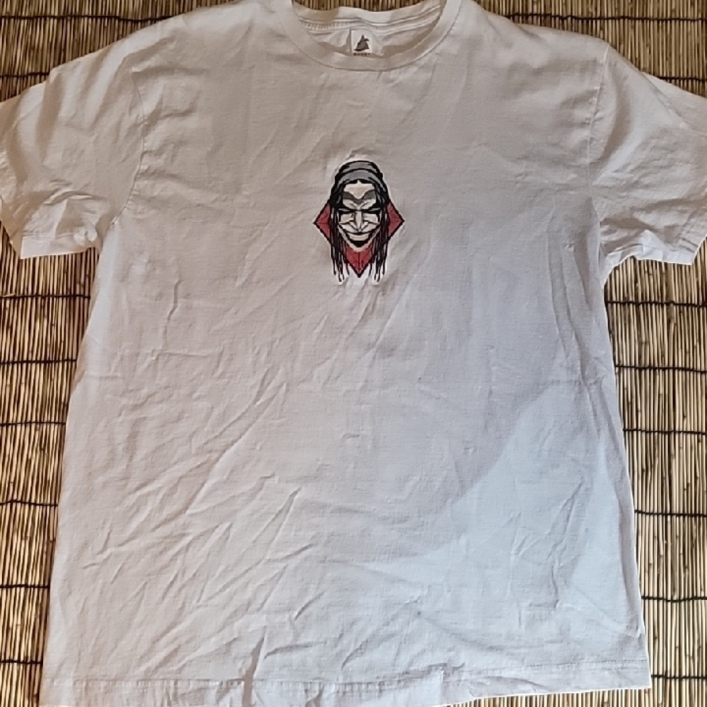 White Short Sleeve Graphic Tee Cotton Crew Neck